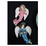 Angel Figurines & Decorative Plate (Lot of 8) Many Sizes