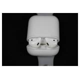 Apple Watch with Light Gray Sport Band, AirPods Case & USB Charging Cable (Watch not tested)