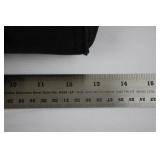 bebe Pebbled Leather Satchel Handbag - Black with Gold Hardware