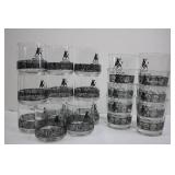 Schlitz Malt Liquor Glasses - Vintage Barware Set (Lot of 19)