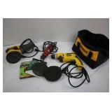 DeWalt DWE6423 Palm Sander - DWD110 Drill & Black & Decker RTX3 Rotary Tool with 12 Disc Pack