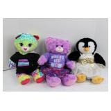 Build-A-Bear Workshop Plush Bears Trio - Rainbow Tie-Dye Bear, World