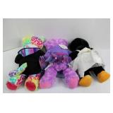 Build-A-Bear Workshop Plush Bears Trio - Rainbow Tie-Dye Bear, World