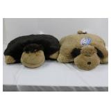 Pillow Pets Plush Dogs - Brown & Tan (Lot of 2)