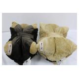 Pillow Pets Plush Dogs - Brown & Tan (Lot of 2)