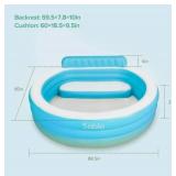 Sable SA-HF041 Inflatable Swimming Pool - 88.5 In Diameter, 21 In Height (New in box)