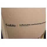 Sable SA-HF041 Inflatable Swimming Pool - 88.5 In Diameter, 21 In Height (New in box)