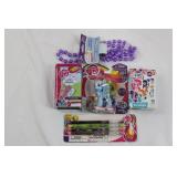 My Little Pony Plush Lot - Rainbow Dash, Fluttershy & Twilight Sparkle - Books, Cape & Accessories