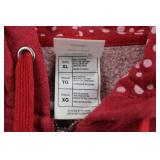 Disney Mickey Mouse Hoodie Zip-Up 60/40 Cotton-Polyester XL