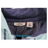 L.L.Bean Hooded Sweatshirt - Seafoam Teal, Size L