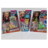 Bratz Study Abroad Dolls - 2x Cloe, 1x Yasmin (Lot of 3)