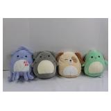 Squishmallows Plush 4-Pack - Assorted Color Animals (Original)