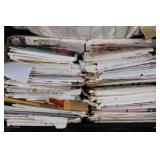 Vintage Simplicity & Butterick Sewing Patterns in Suitcase - Envelopes & Papers