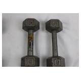 Hex Dumbbells Set - 20/15/10 lb (Lot of 6)