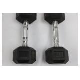 Hex Dumbbells Set - 20/15/10 lb (Lot of 6)