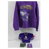 Pro Player Minnesota Vikings Sweatshirt - Purple with Helmet Graphic