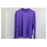 Nike Dri-Fit Purple Heather Long-Sleeve Shirt