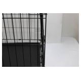 Wire Dog Crate - 3 Ft Long x 2 Ft Tall, Black