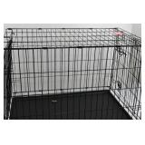 Wire Dog Crate - 3 Ft Long x 2 Ft Tall, Black