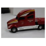 Hummer H3 Coca-Cola Tractor with Red Trailer & Fire Rescue Truck (2-Piece Die-Cast Set) - 2003