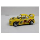 Die-Cast Yellow Racing Car KT5010 - Number 28 Graphics