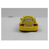 Die-Cast Yellow Racing Car KT5010 - Number 28 Graphics