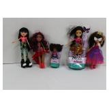 Moxie Girlz, Bratz, and others- 5 Dolls Set