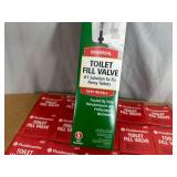 New Case of 19 Fluidmaster Universal Toilet Valve Kit