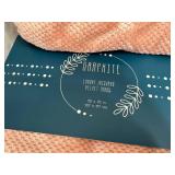 New Graphite Luxury Jacquard Velvet Throw Blanket