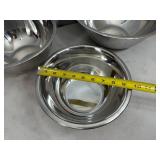 3 New Bene Casa Stainless Steel Mixing Bowls