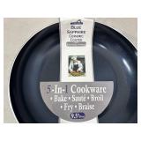 New 5 in 1 Blue Sapphire Ceramic Coated 9.5 inch Frying Pan