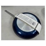 New 5 in 1 Blue Sapphire Ceramic Coated 11 inch Frying Pan