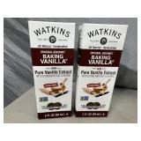 2 New Bottles of Watkins Baking Vanilla