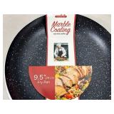 New 9.5 inch Marble Coating Aluminum Frying Pan
