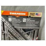 New Swanson 2 pc Speed Square Set - 7 inch and 4 1/2 inch.