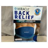 New Miracle Back Relief Hot / Cold Gel Wrap