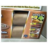 New 2 Pack Copper Non Stick Grill Mats