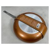 New 5 in 1 Copper Ceramic Coated 11 inch Frying Pan - Scuffed