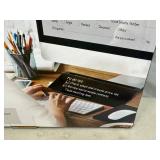 New Desktop Glass Whiteboard with Storage