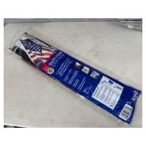 New Valley Forge American Flag with 5 ft Pole Kit