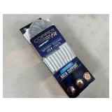 2 New Pairs of Copper Fit Arch Support Sport Socks - Crew Length