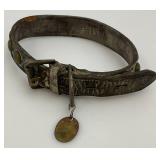 Group Of Misc. Vintage Collectibles Including Water Wings, Dog Collar With 1933 Rabies Tag And More