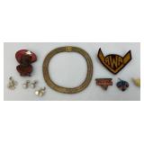 Misc. Vintage Jewelry Including Gold Filled? Cuff links And More