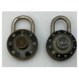 Vintage YALE And Dudley Combination Locks