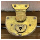 Antique Leather Suitcase (Lock Need Repair)