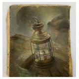 Group Of Famous Artist JAMES OTIS BURNLEY Unframed Miniature Paintings Largest Being 10" x 14"