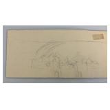 Group Of Famous Artist JAMES OTIS BURNLEY Unframed Miniature Paintings Largest Being 10" x 14"