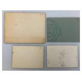 Group Of Famous Artist JAMES OTIS BURNLEY Unframed Miniature Paintings Largest Being 10" x 14"