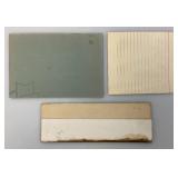 Group Of Famous Artist JAMES OTIS BURNLEY Unframed Miniature Paintings Largest Being 10" x 14"