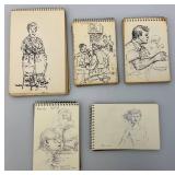 Group Of Famous Artist JAMES OTIS BURNLEY